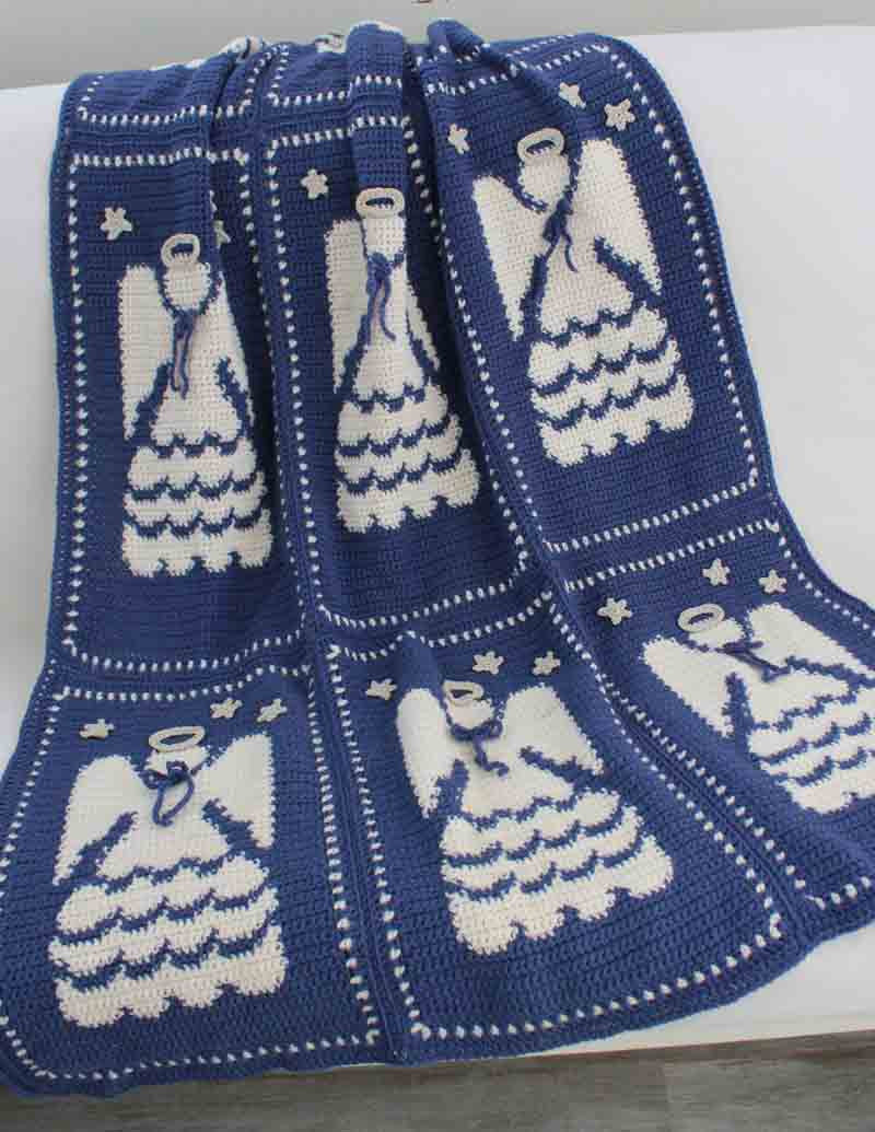 Angel blanket crochet pattern new arrivals