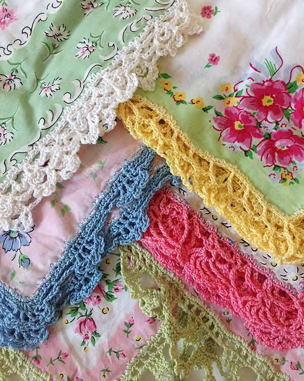 PDF Pattern: Hand Crocheted Border, Fillet Crochet Lace Trim