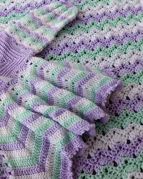 Stripes Dishcloth Set Crochet Pattern– Maggie's Crochet