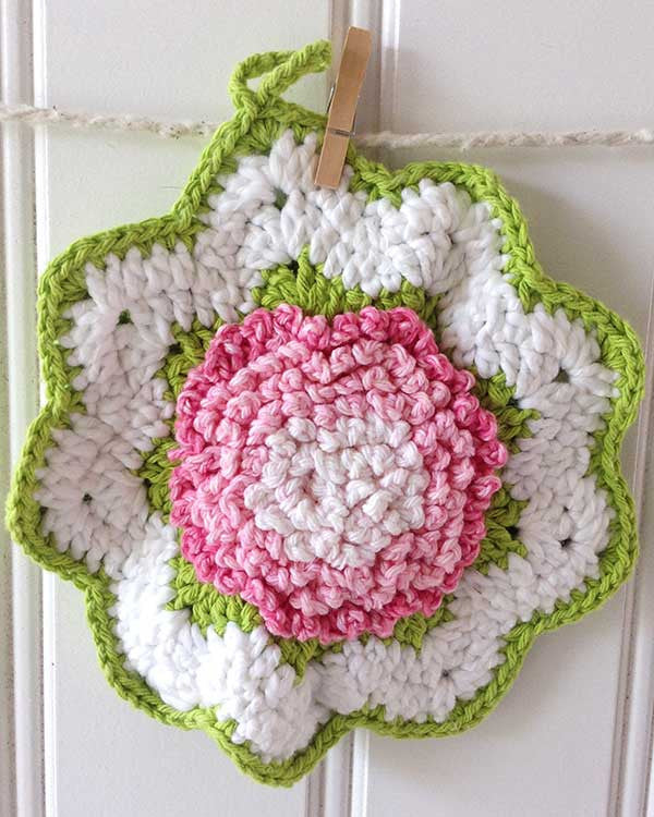 Oven Door Dress, Potholder, and Fridgie Crochet Patterns– Maggie's Crochet