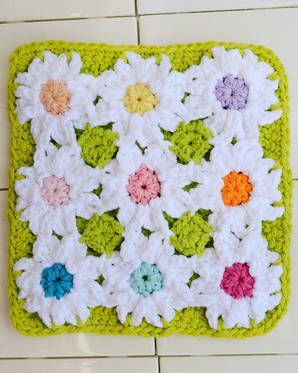 Floral Crochet Kitchen Set 