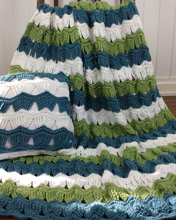 Crochet blanket online set