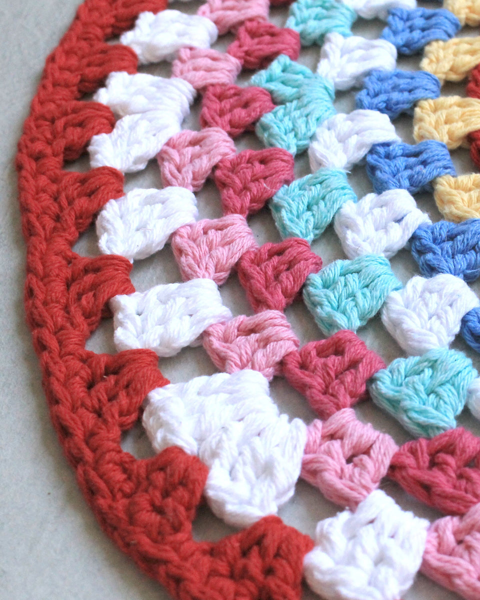 Easy Granny Rug Round Crochet Pattern for Beginners– Maggie's Crochet