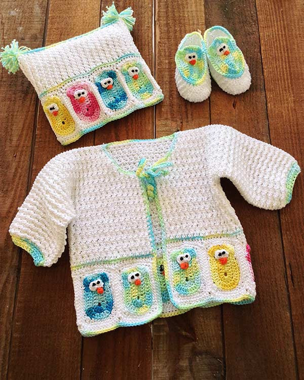 Crochet baby layette sale