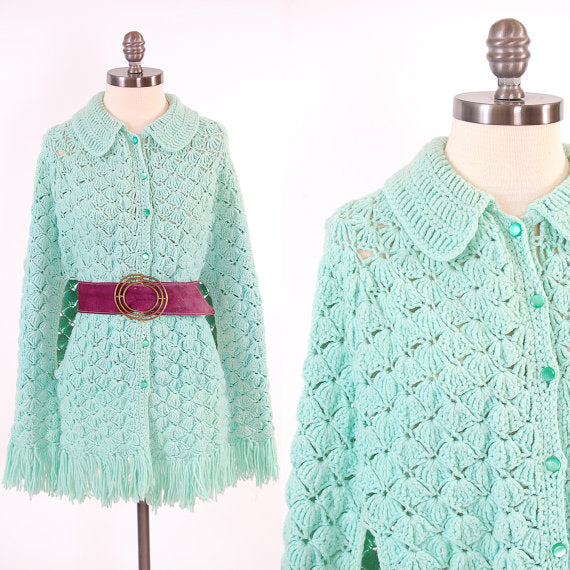 Vintage Shell Cape Crochet Pattern