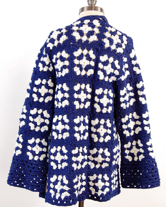 Granny Square Coat Crochet Pattern