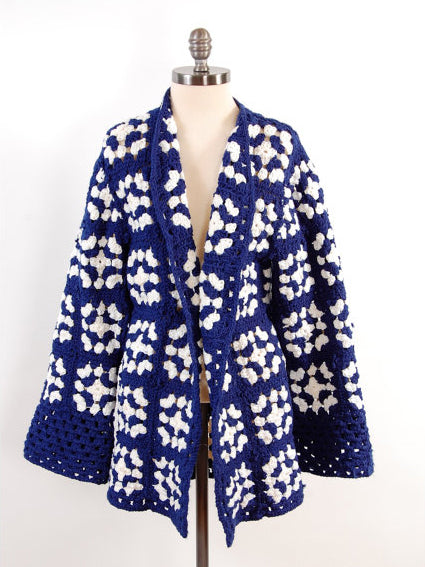 Granny Square Coat Crochet Pattern