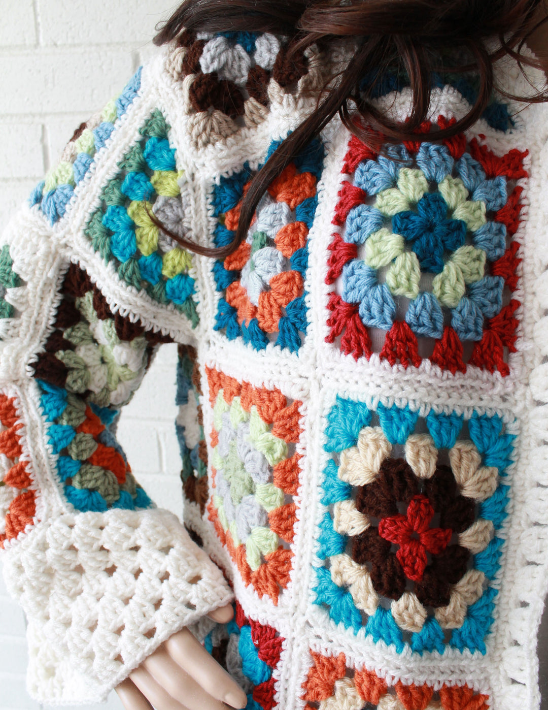 Granny Square Coat Crochet Pattern