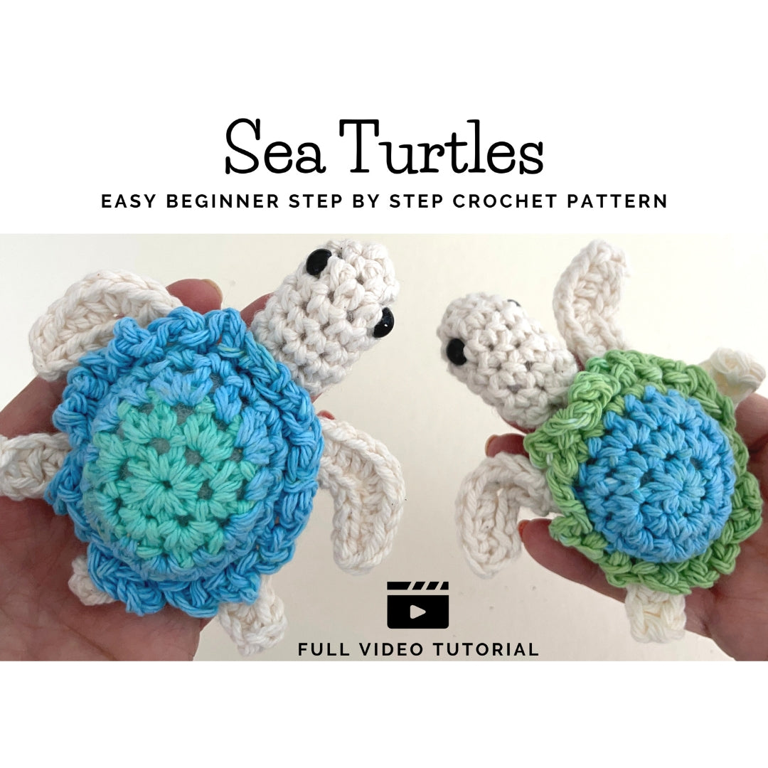 NEW Sea Turtles Crochet Pattern