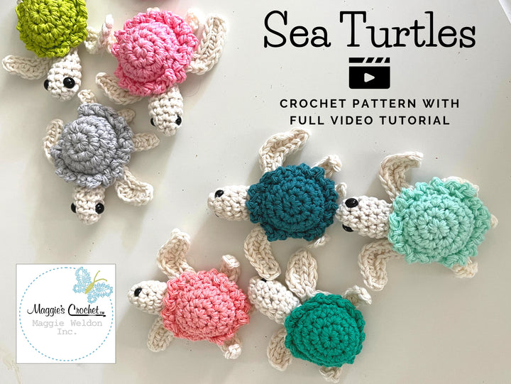 NEW Sea Turtles Crochet Pattern