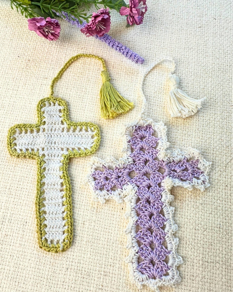 Cross Bookmarks in Thread Crochet Pattern – Maggie's Crochet