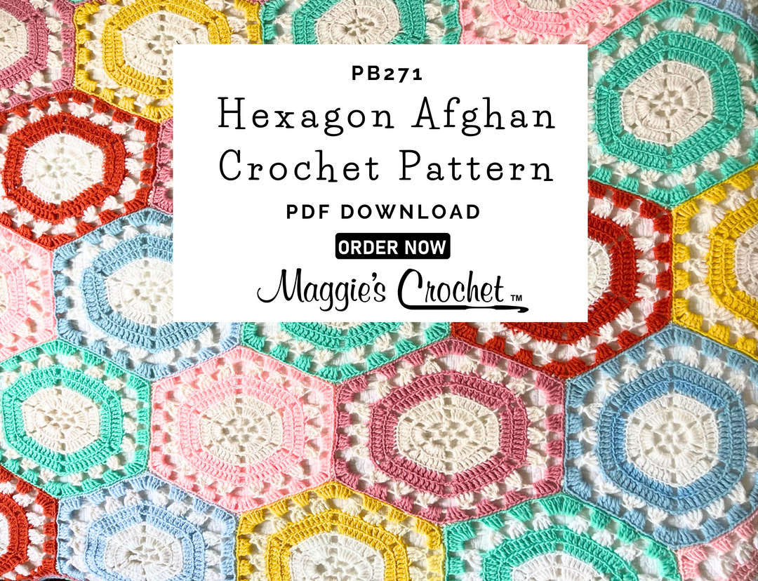 NEW Hexagon Afghan Crochet Pattern