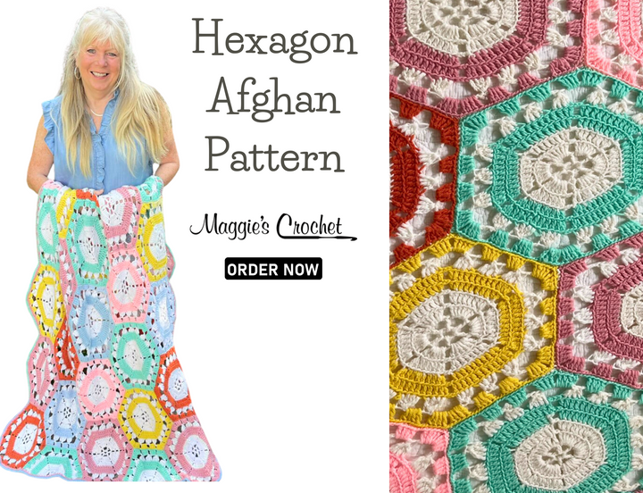 NEW Hexagon Afghan Crochet Pattern