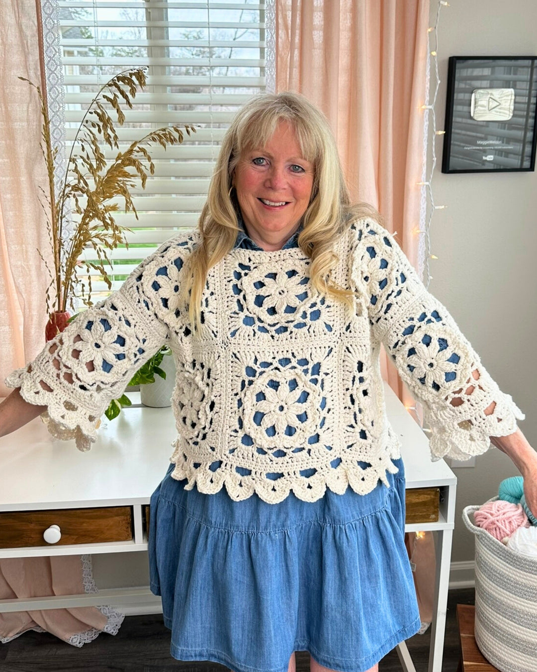 Lacy Embrace Sweater Crochet Pattern