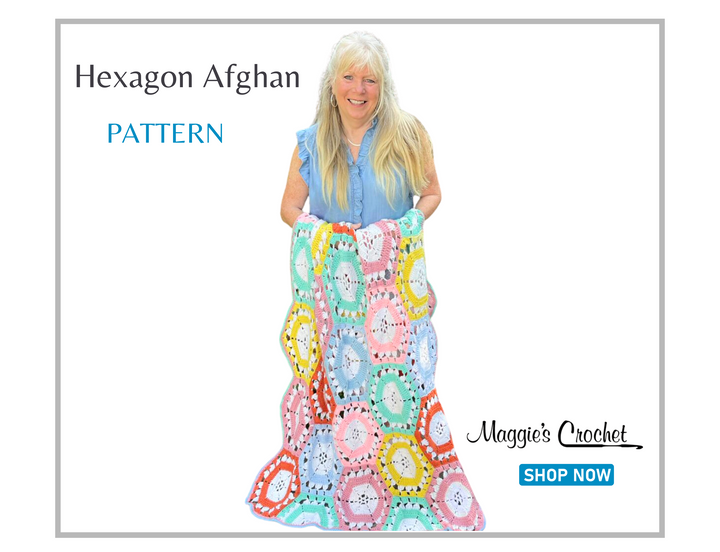 NEW Hexagon Afghan Crochet Pattern