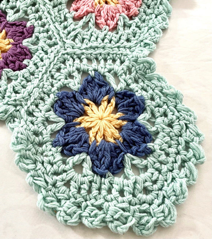 Flower Garden Afghan Crochet Pattern