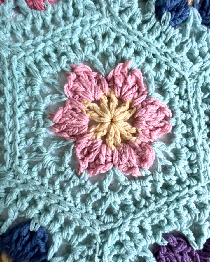 Flower Garden Afghan Crochet Pattern