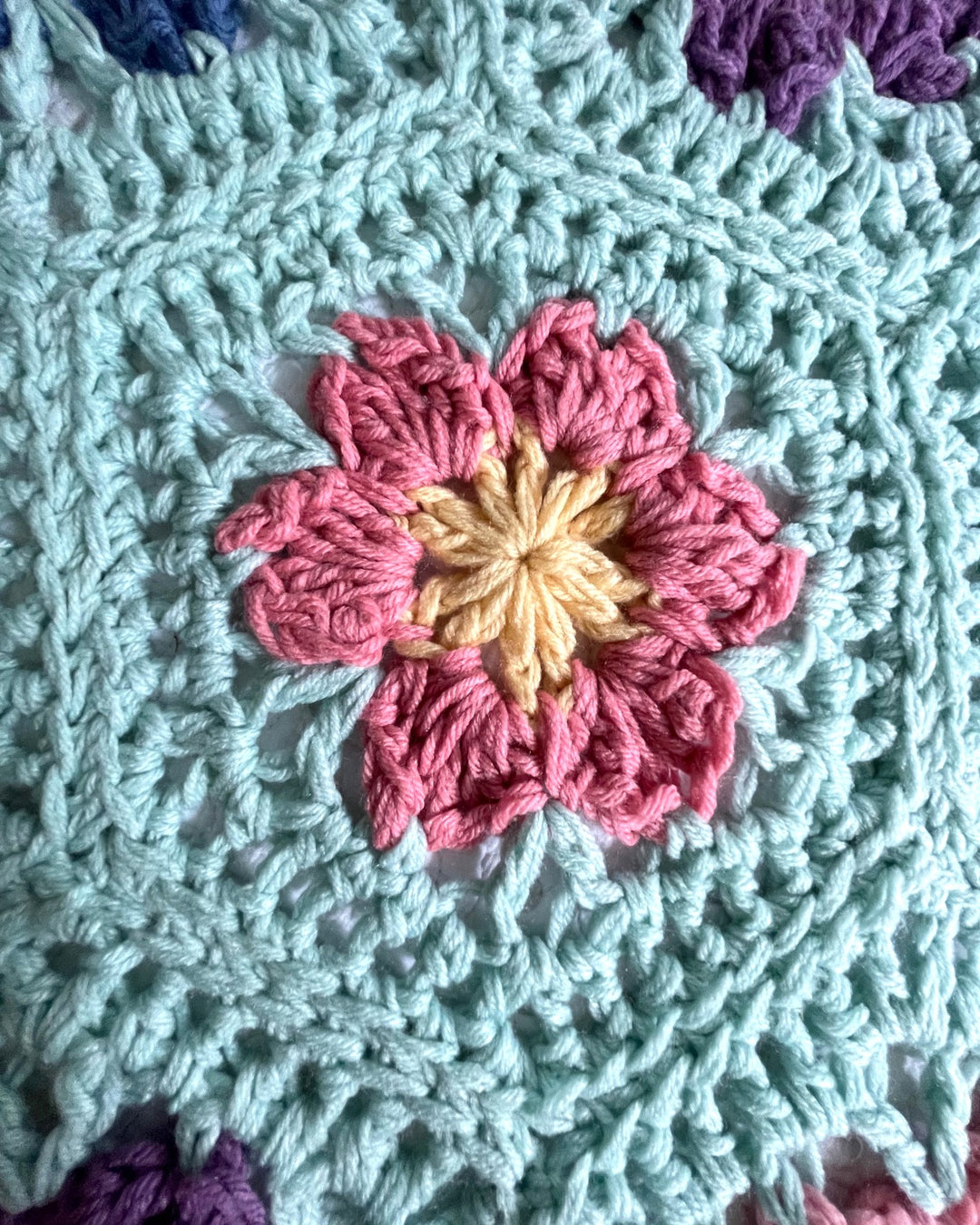 Flower Garden Afghan Crochet Pattern