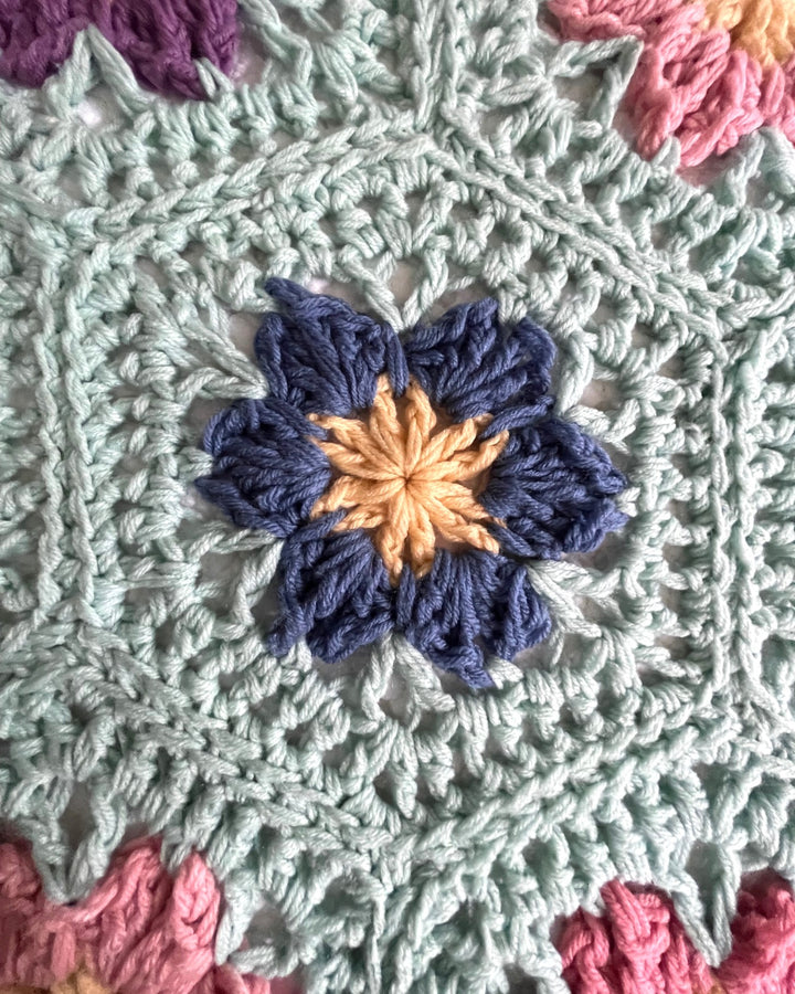 Flower Garden Afghan Crochet Pattern