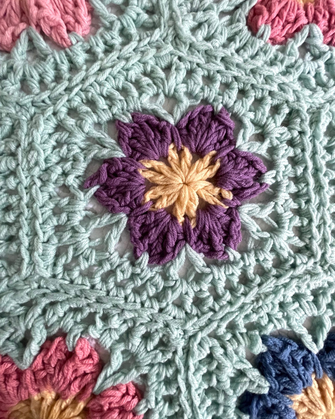 Flower Garden Afghan Crochet Pattern