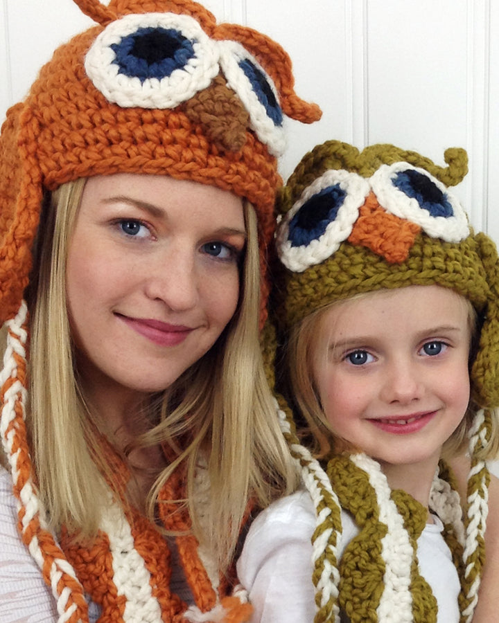 Hootin' Hat Set Crochet Pattern