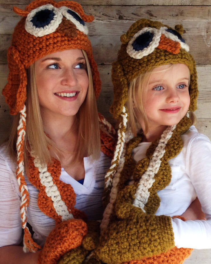 Hootin' Hat Set Crochet Pattern