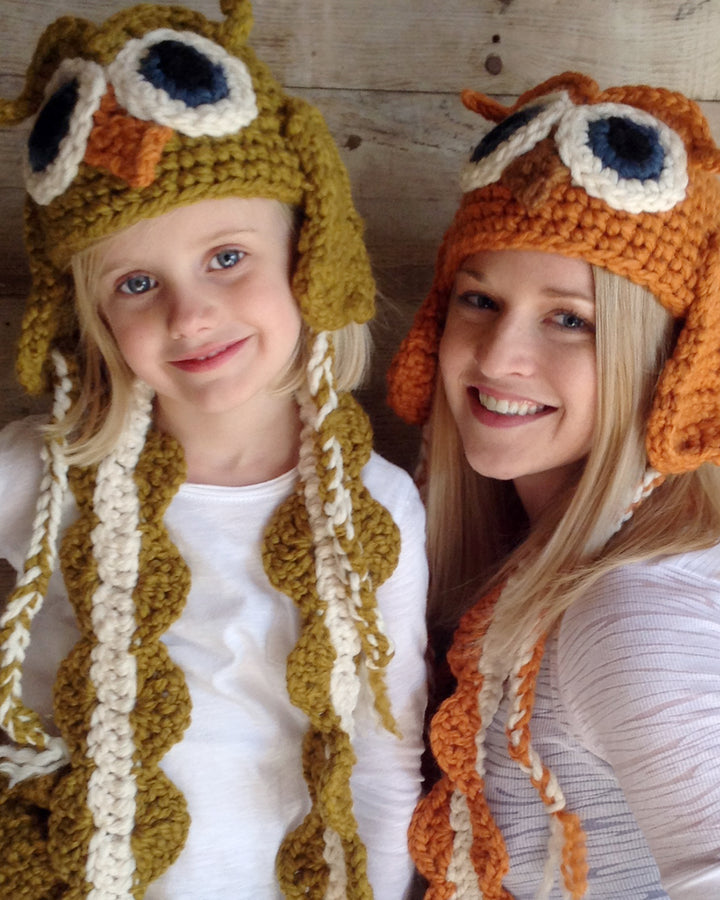 Hootin' Hat Set Crochet Pattern