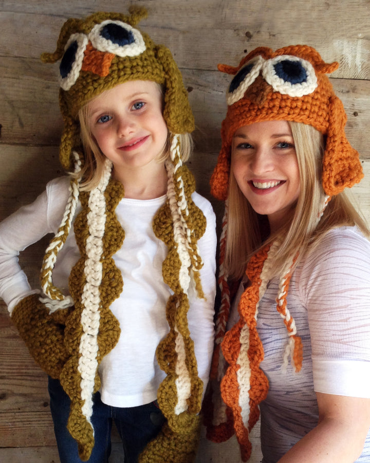 Hootin' Hat Set Crochet Pattern