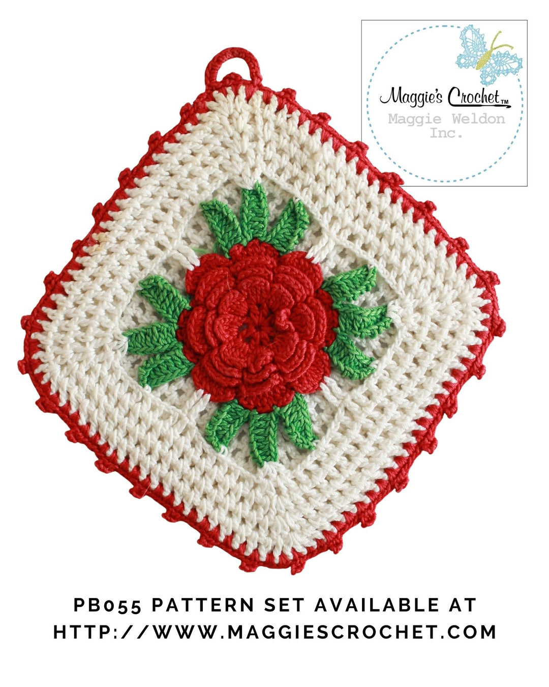 Premium Vintage Potholder Crochet Pattern