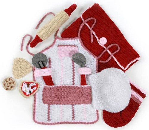 Cooking Katie Chef Set Crochet Pattern - Maggie's Crochet