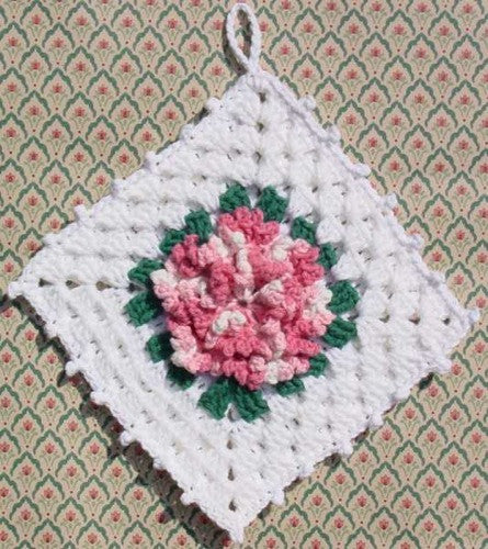 Flower Potholders Crochet Pattern - Maggie's Crochet