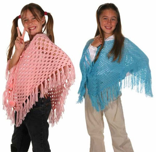 Ponchos for Kids Crochet Pattern - Maggie's Crochet