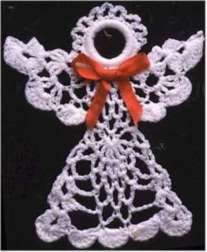 Lacy Angels Christmas Ornament Set - Maggie's Crochet