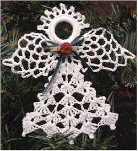 Lacy Angels Christmas Ornament Set - Maggie's Crochet