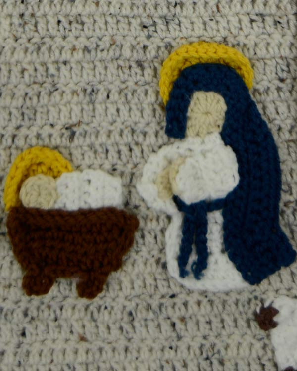 Nativity Afghan and Wall Hanging Crochet Pattern - Maggie's Crochet