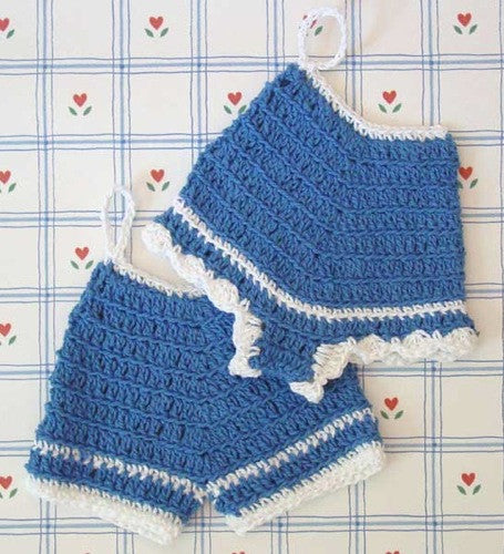 Old Fashioned Potholders Set 1 Crochet Pattern - Maggie's Crochet