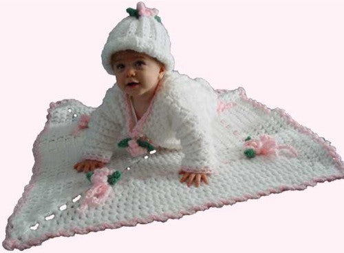 Rosella Baby Layette Crochet Pattern - Maggie's Crochet