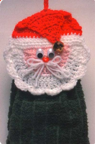 Santa and Snowman Towel Toppers Crochet Pattern - Maggie's Crochet