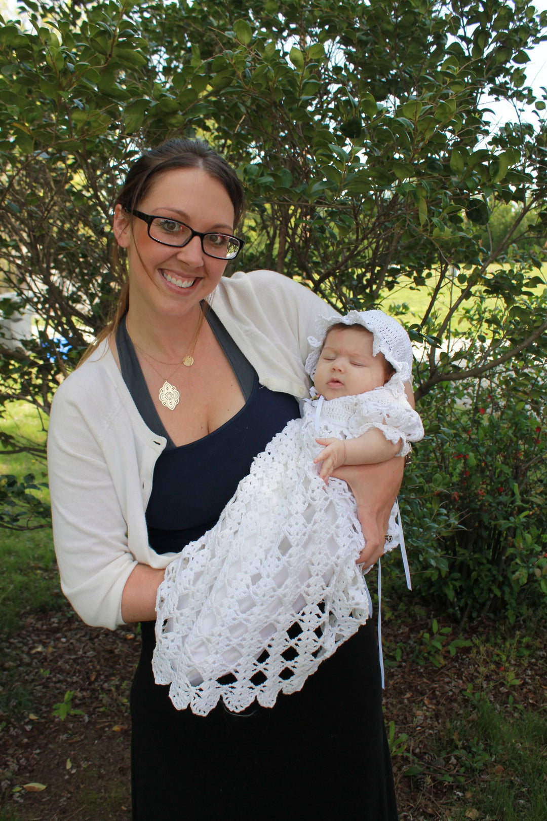 Blessed Christening Set Crochet Pattern - Maggie's Crochet