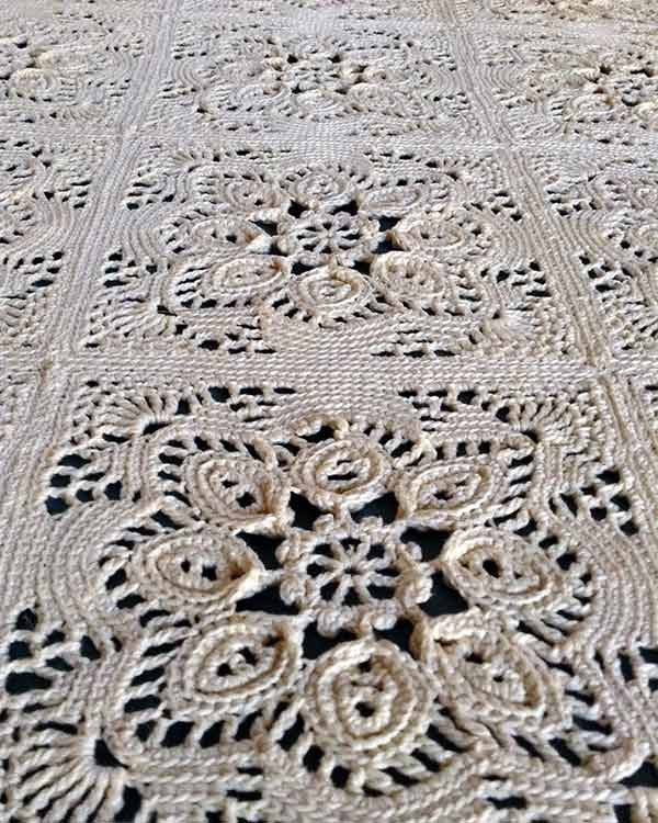 Antique 2024 crocheted bedspread