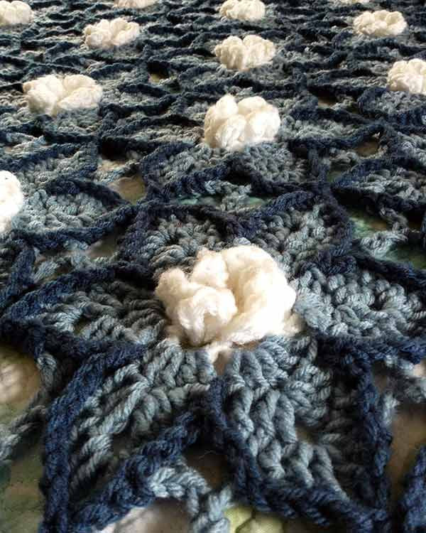 Starlit Floral Afghan Crochet Pattern - Maggie's Crochet