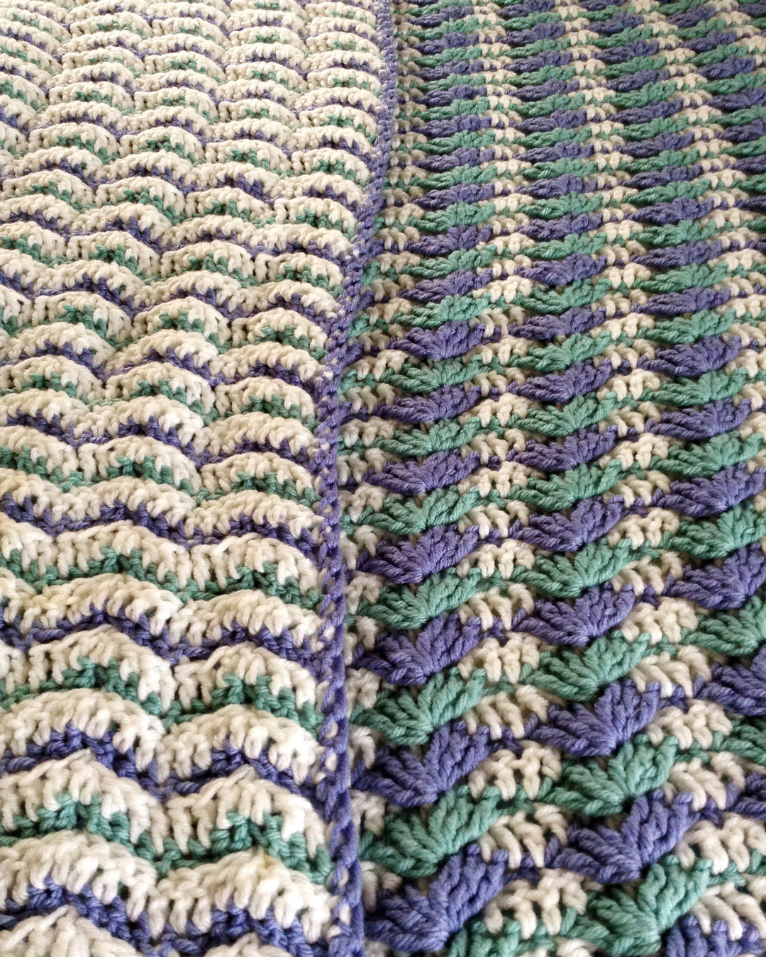 Textured Shells Afghan Crochet Pattern - Maggie's Crochet