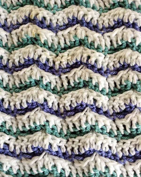 Textured Shells Afghan Crochet Pattern - Maggie's Crochet