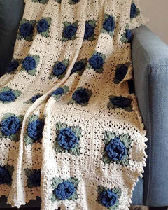 Country Rose Afghan Crochet Pattern– Maggie's Crochet