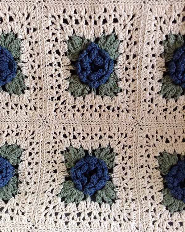 Country Rose Afghan Crochet Pattern - Maggie's Crochet