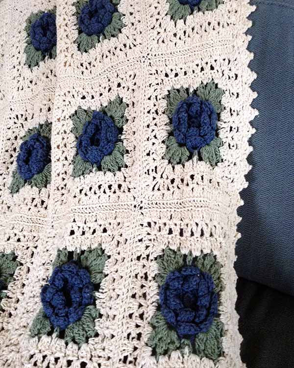 Country Rose Afghan Crochet Pattern - Maggie's Crochet