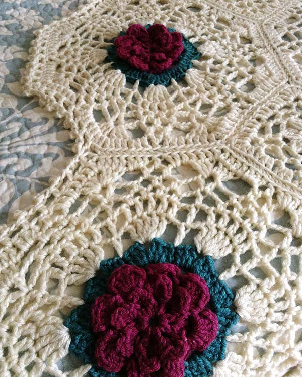 Garden Lace Afghans Crochet Pattern - Maggie's Crochet