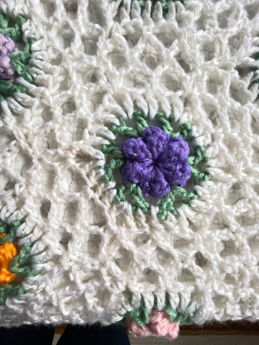 Popcorn Hexagons Afghan Crochet Pattern PDF Download