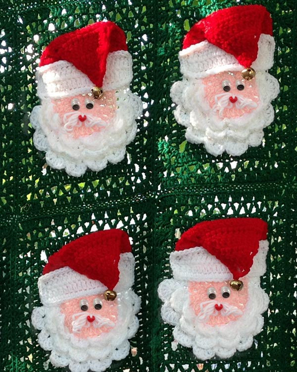 Christmas Santa Afghan Crochet Pattern - Maggie's Crochet