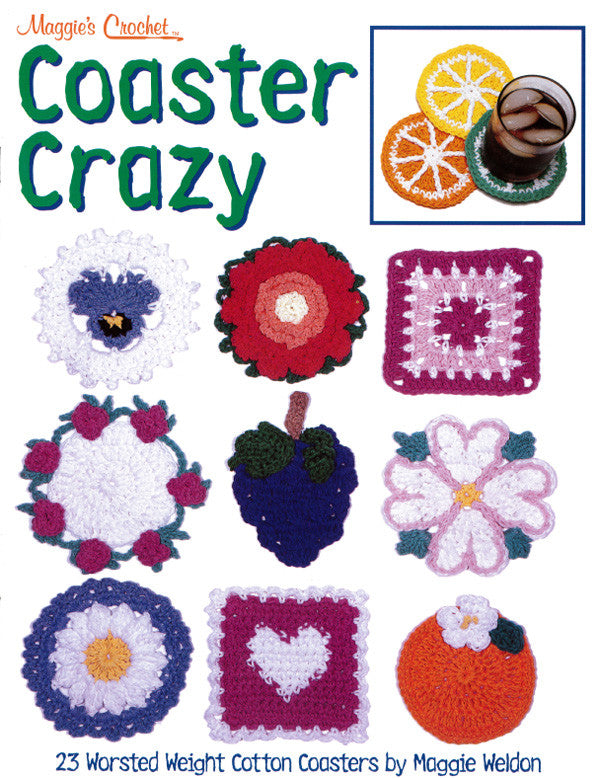 Coaster Crazy Crochet Pattern Leaflet - PDF ONLY - Maggie's Crochet